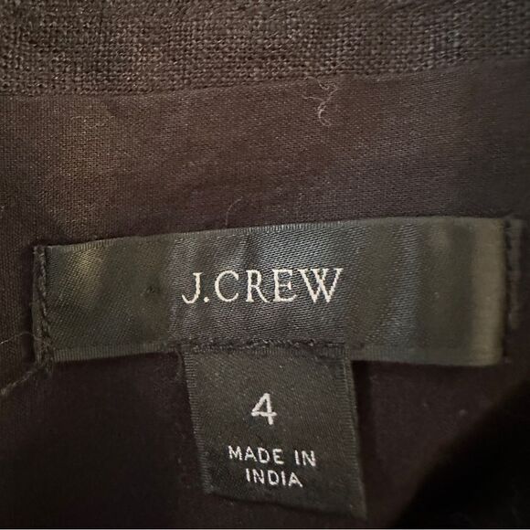 J. Crew Wide Leg Linen Jumpsuit - Picture 4 of 9